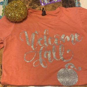 Custom made fall tee